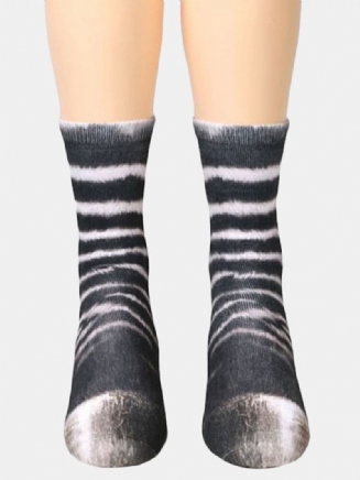 Unisex Ponožky Pro Dospělé S Potiskem Zvířat Animal Tube Socks 3d Print Pro Zvířecí Kopyta