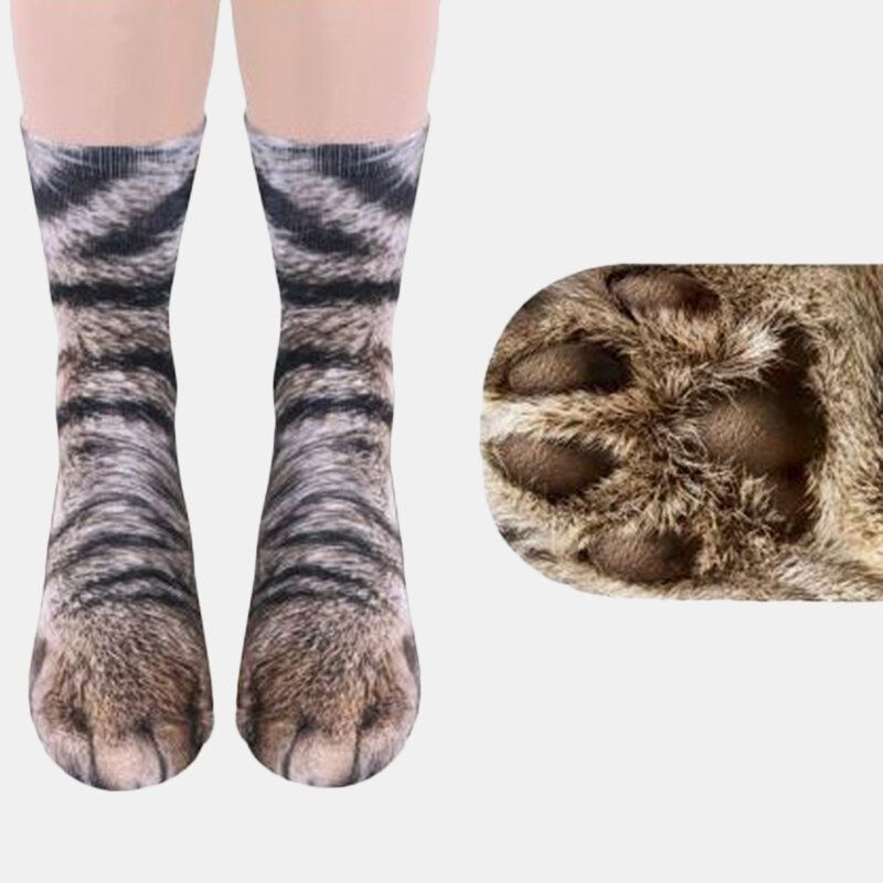 Unisex Ponožky Pro Dospělé S Potiskem Zvířat Animal Tube Socks 3d Print Pro Zvířecí Kopyta