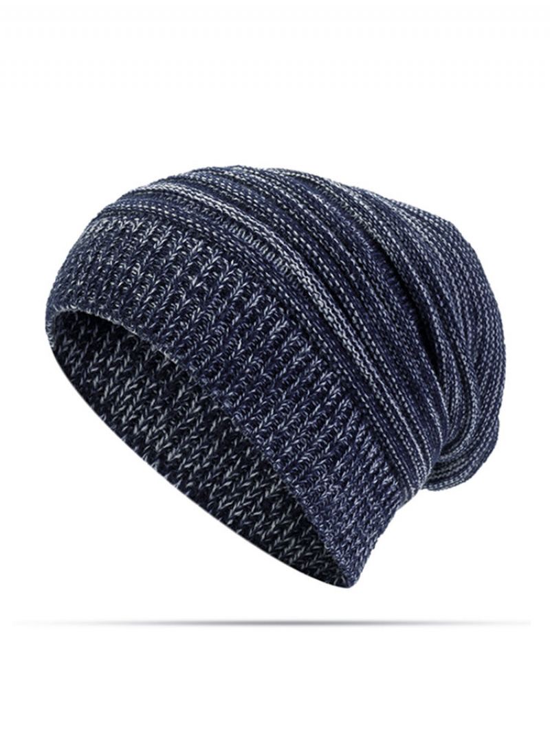 Dámská Jednobarevná Pletená Čepice Skullies Beanie Neformální Ochrana Sluchu Větruodolná Teplá Outdoorová