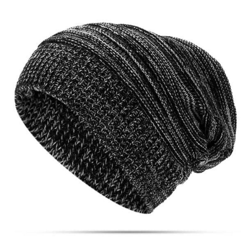 Dámská Jednobarevná Pletená Čepice Skullies Beanie Neformální Ochrana Sluchu Větruodolná Teplá Outdoorová