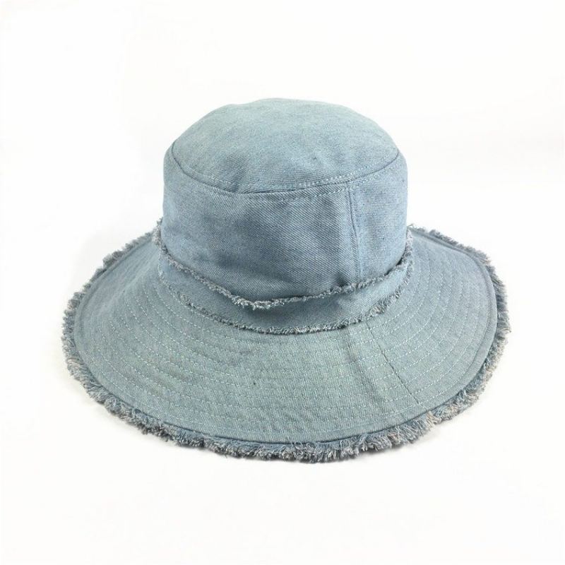 Dámské Cotton Burr Opalovací Krém Skládací Bucket Klobouk Outdoor Casual Travel Beach Sea Hat