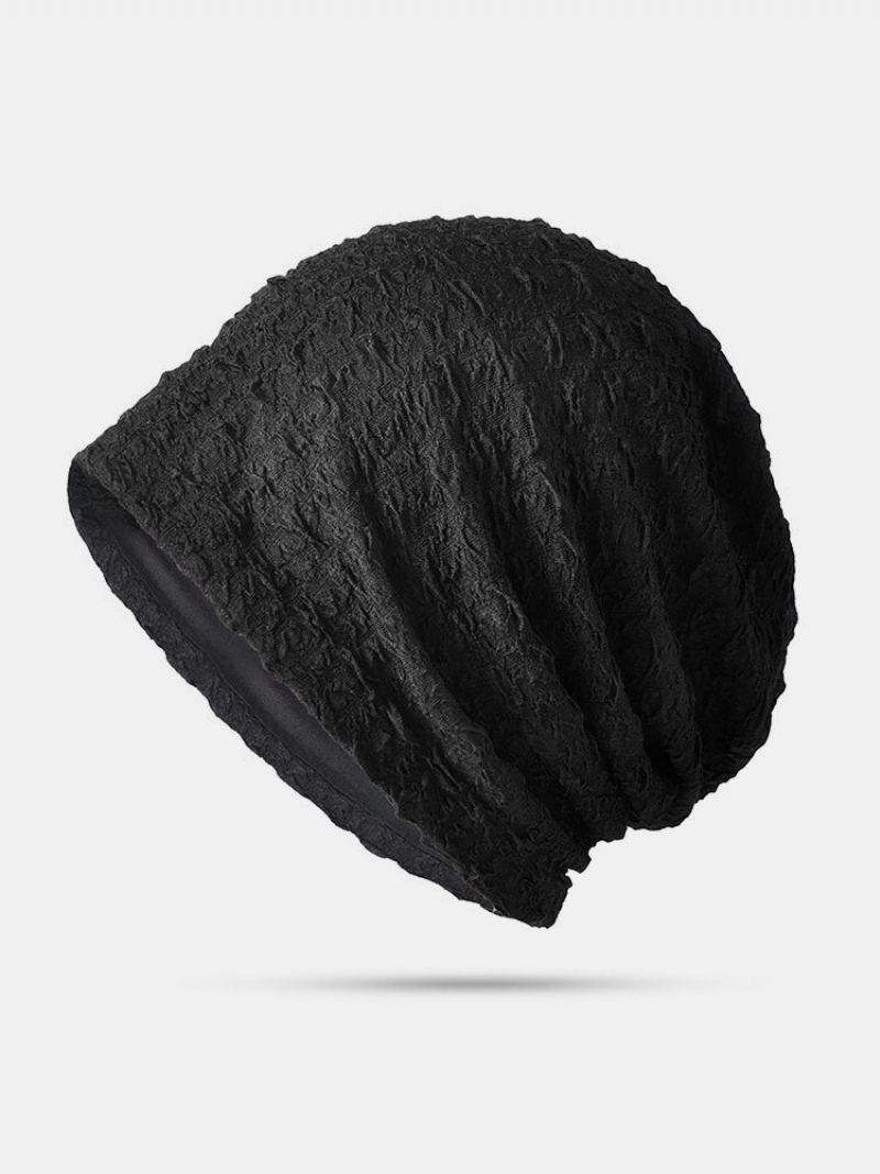 Dámské Polyester Tenký Prodyšný Slunečník Jaro Podzim Outdoor Turban Klobouk S Čepicí