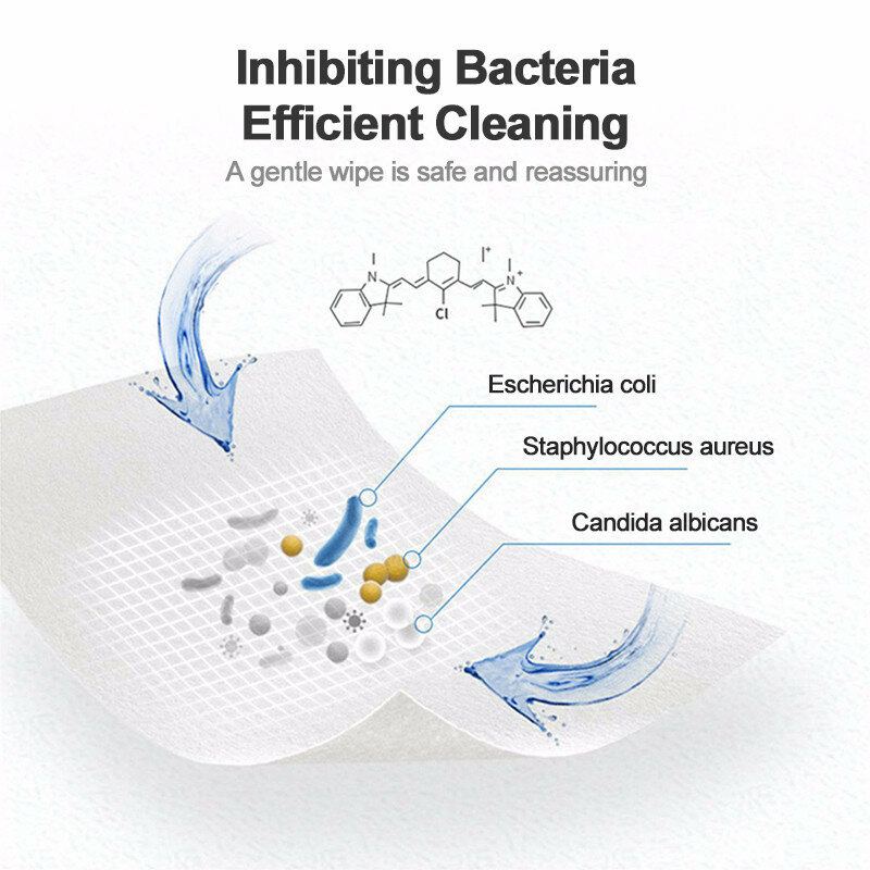 Domácí 99.9% Sterilizační Alkoholové Ubrousky Baktericidní Čisté Ochranné Polštářky