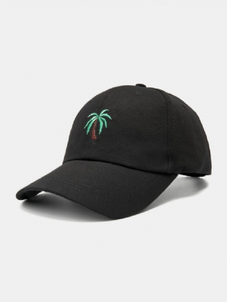 Jassy Unisex Bavlna Outdoor Ležérní Palm Tree Holiday Vyšívaná Baseballová Čepice