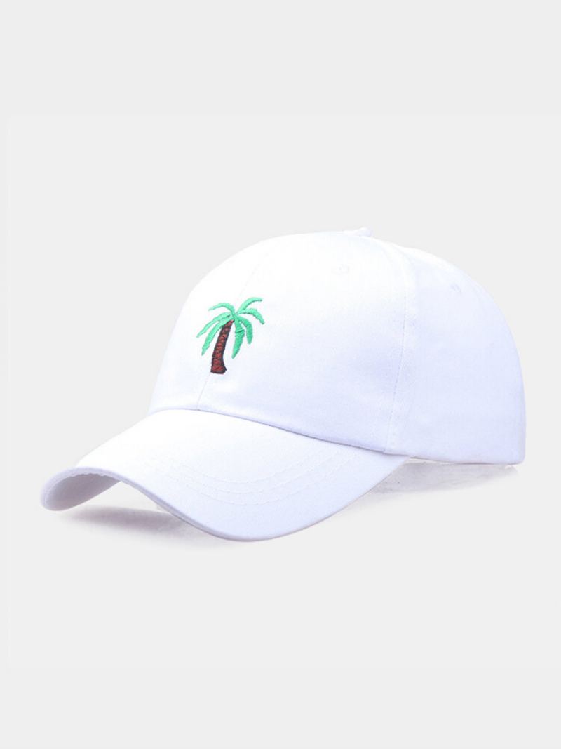 Jassy Unisex Bavlna Outdoor Ležérní Palm Tree Holiday Vyšívaná Baseballová Čepice