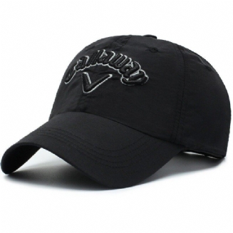 Pánská Dámská Letní Vogue Letter Nastavitelná Baseballová Čepice Outdoor Casual Sports Sunshade Cap