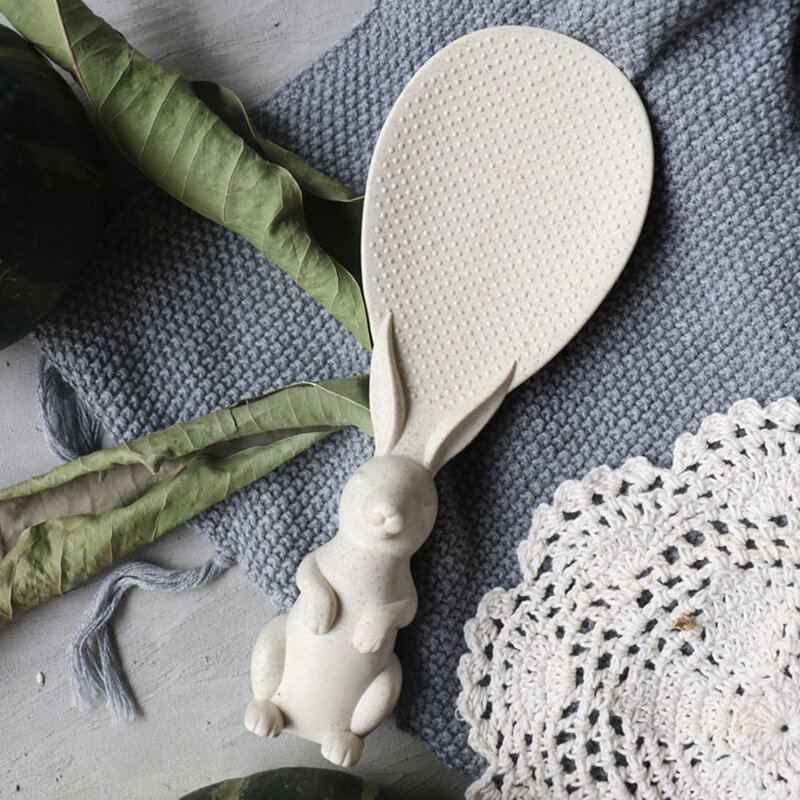 Peter Rabbit Shovel Lžíce Na Rýži Materiál Na Ochranu Životního Prostředí Kreativní Roztomilá Lžička Na Pro Králíka