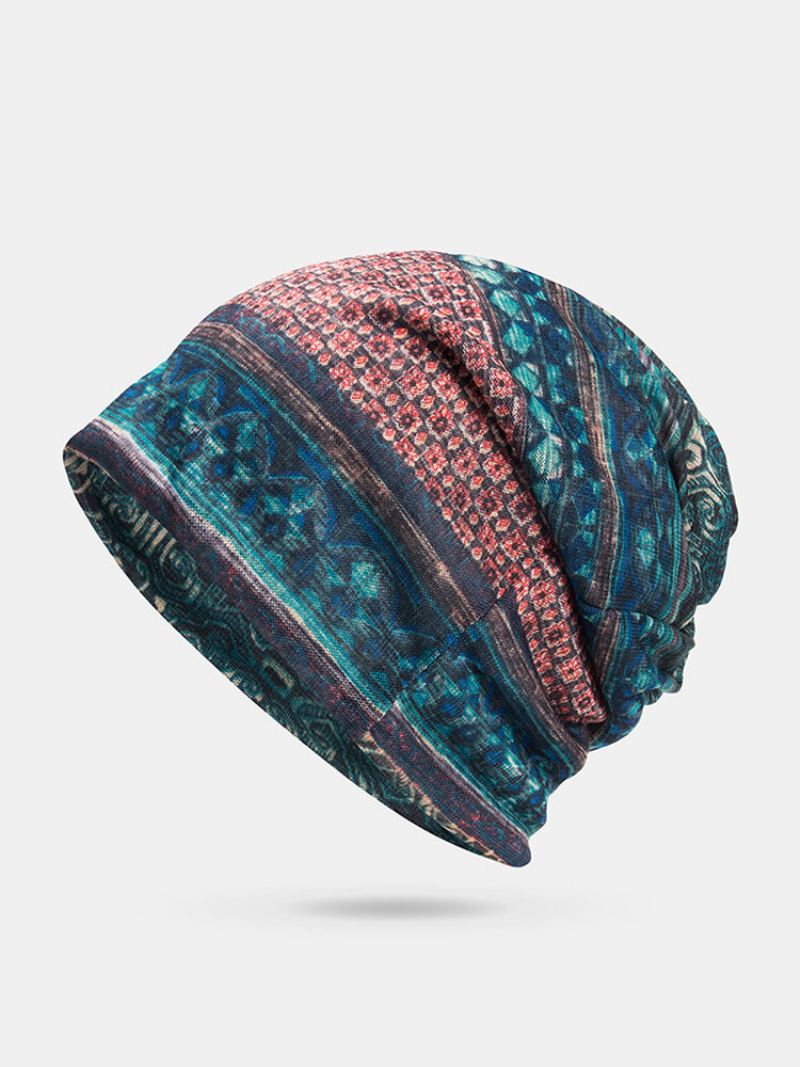 Prodyšná Chemo Cap Print Confinement Cap Turban Outdoor Cap