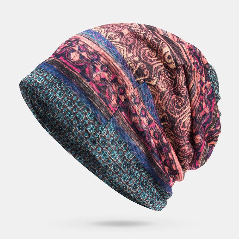 Prodyšná Chemo Cap Print Confinement Cap Turban Outdoor Cap