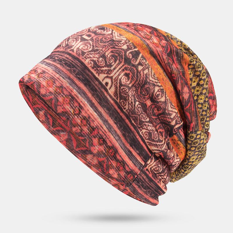 Prodyšná Chemo Cap Print Confinement Cap Turban Outdoor Cap