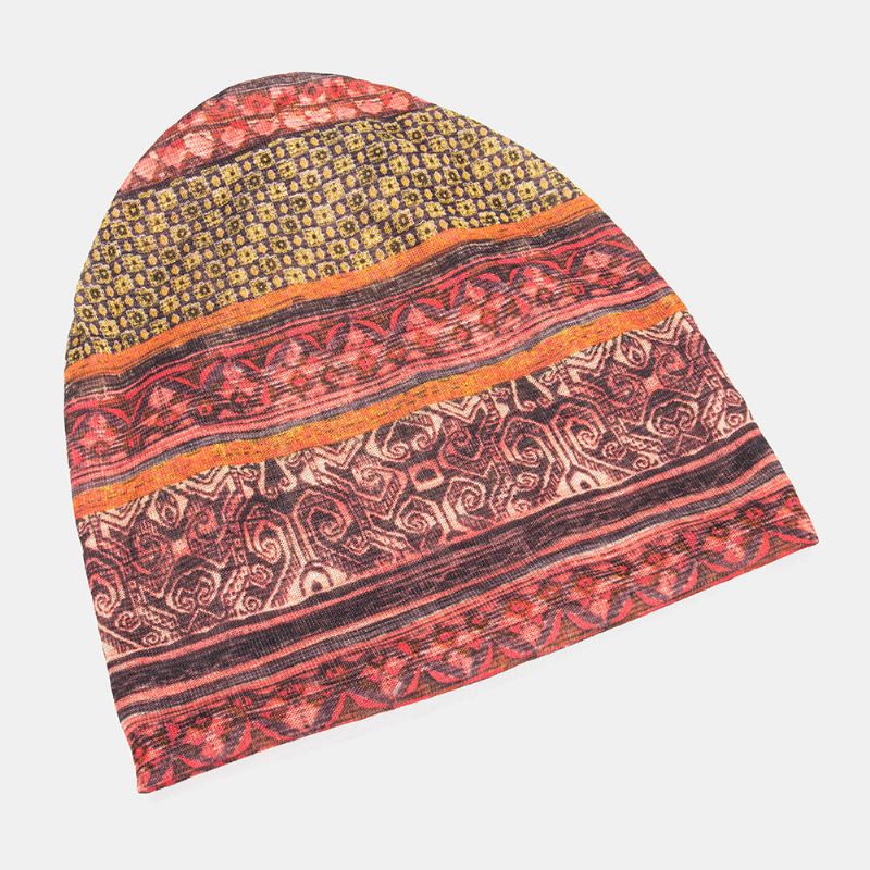 Prodyšná Chemo Cap Print Confinement Cap Turban Outdoor Cap