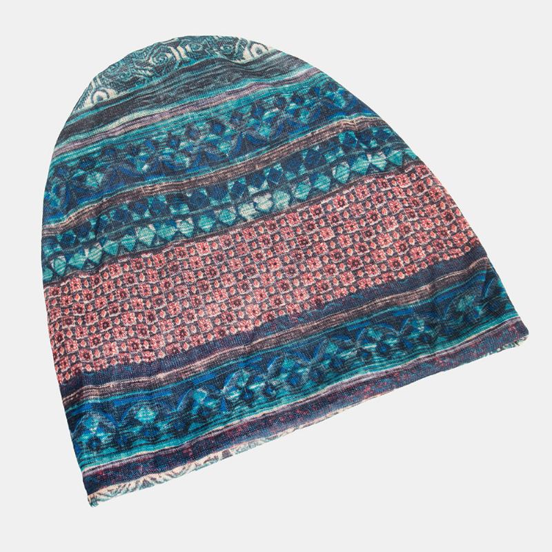 Prodyšná Chemo Cap Print Confinement Cap Turban Outdoor Cap