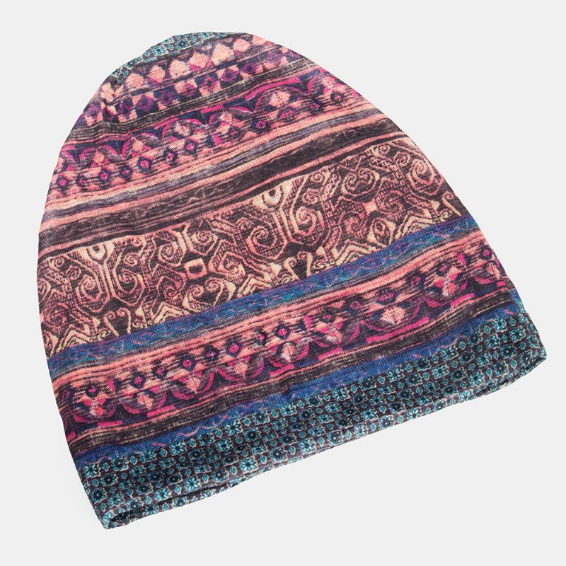 Prodyšná Chemo Cap Print Confinement Cap Turban Outdoor Cap