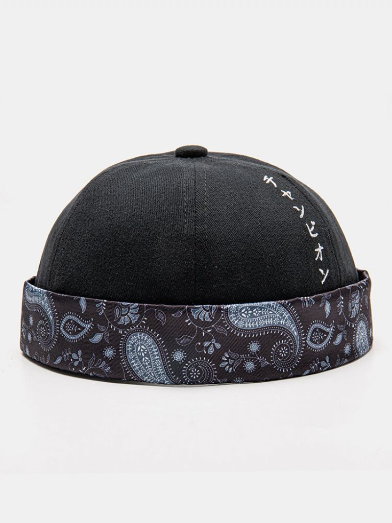 Unisex Polyester Bavlna Japonské Písmo Perris Vzor Tisk Všeho Druhu Beanie Landlord Cap Skull Cap