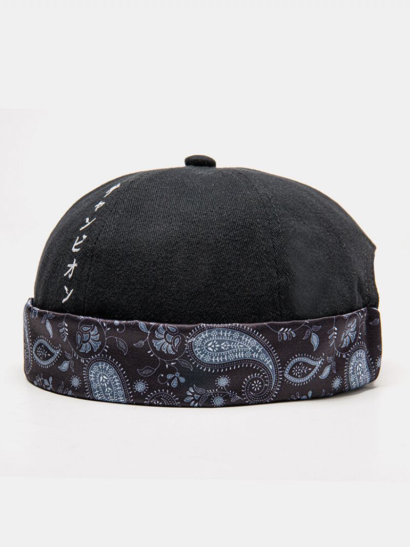 Unisex Polyester Bavlna Japonské Písmo Perris Vzor Tisk Všeho Druhu Beanie Landlord Cap Skull Cap