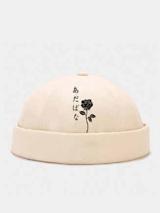 Unisex Polyester Cotton Rose Japonský Tisk Vzoru Univerzální Čepice Landlord Cap Skull Cap