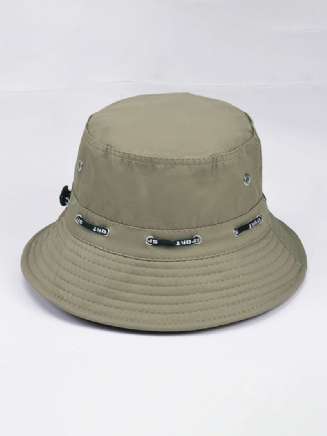 Unisex Polyester Jednobarevný Outdoor Ležérní Skládací Klobouk Shade Bucket Cestovní Proti Slunci