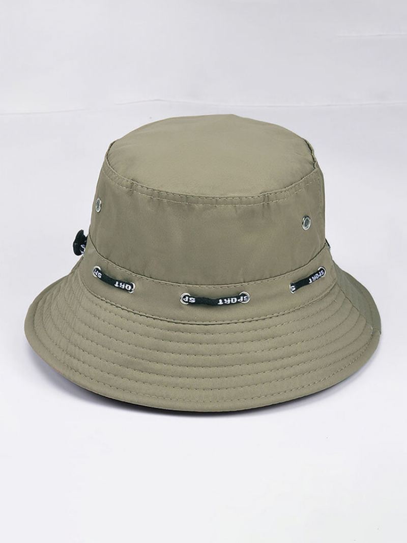 Unisex Polyester Jednobarevný Outdoor Ležérní Skládací Klobouk Shade Bucket Cestovní Proti Slunci