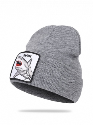 Vlněná Čepice Se Zvířecím Vzorem Pletená Skull Cap Beanie