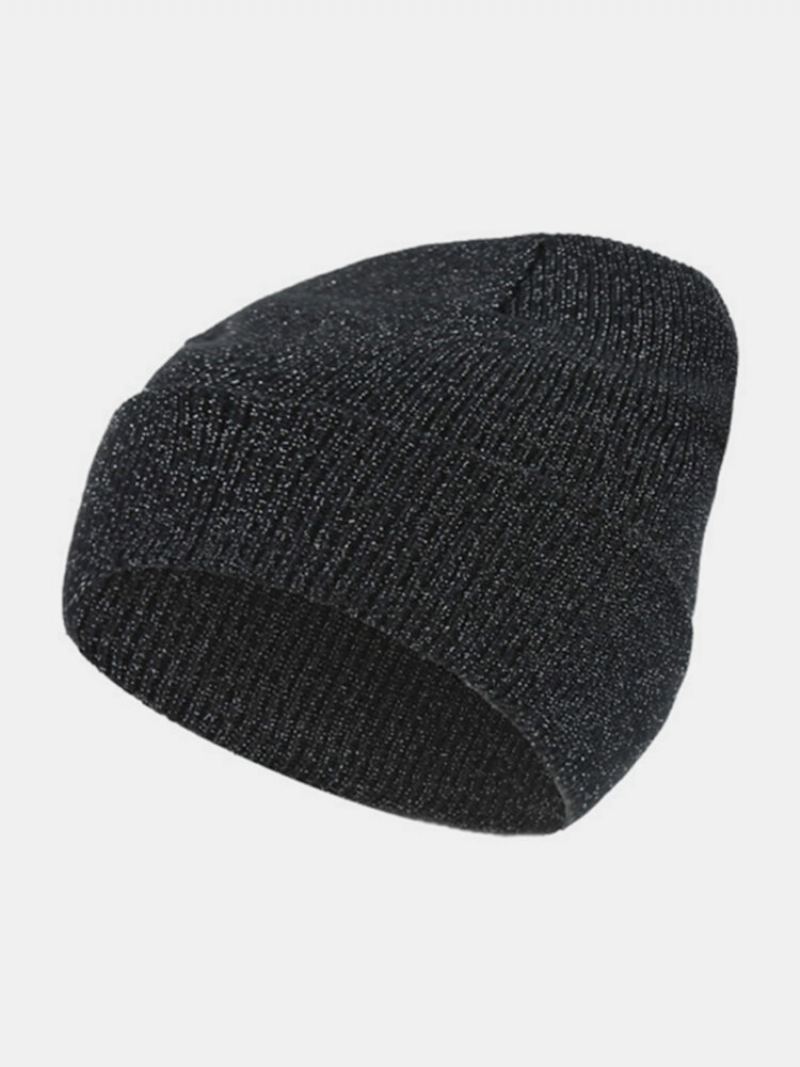 Ženy Muži Zimní Hvězda Pletená Lyžařská Čepice Outdoor Warm Retro Cuffed Acrylic Beanie Hat