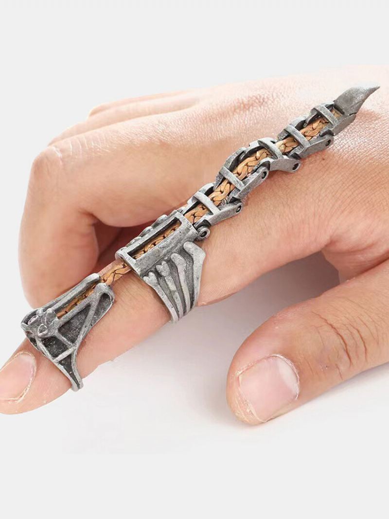 1ks Alloy Retro Creative Scorpion Otevírací Nastavitelný Domineering Punk Ring