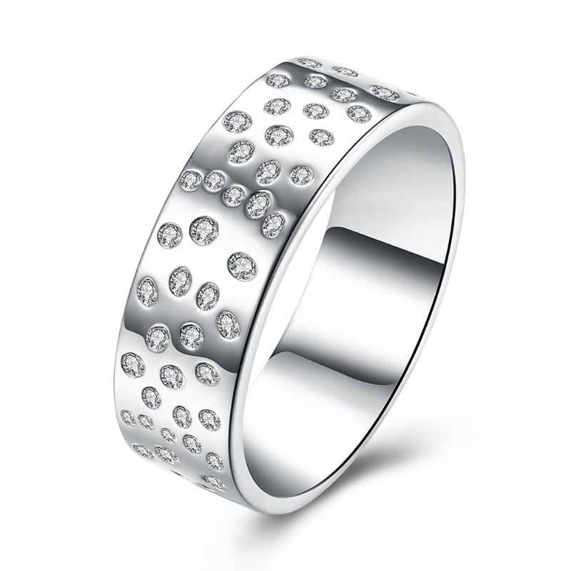 Yueyin Simple Ring Spot Zircon Women Dárek