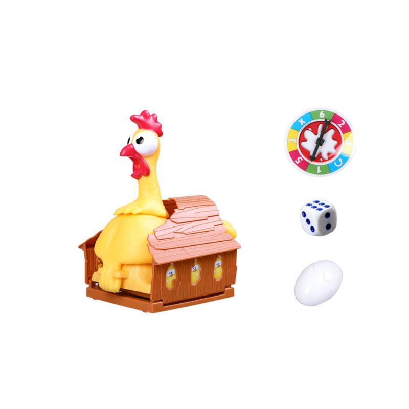 Legrační Křičící Vejce Kladení Kuřat Párty Hry Hračka Pro Rodiče A Děti Puzzle Lucky Chicken Sound Toy