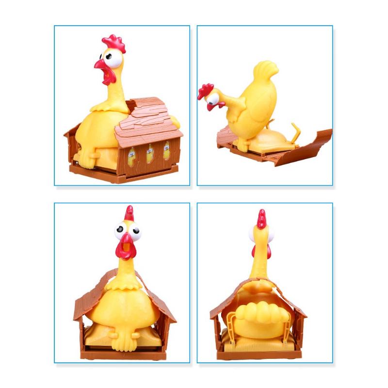 Legrační Křičící Vejce Kladení Kuřat Párty Hry Hračka Pro Rodiče A Děti Puzzle Lucky Chicken Sound Toy