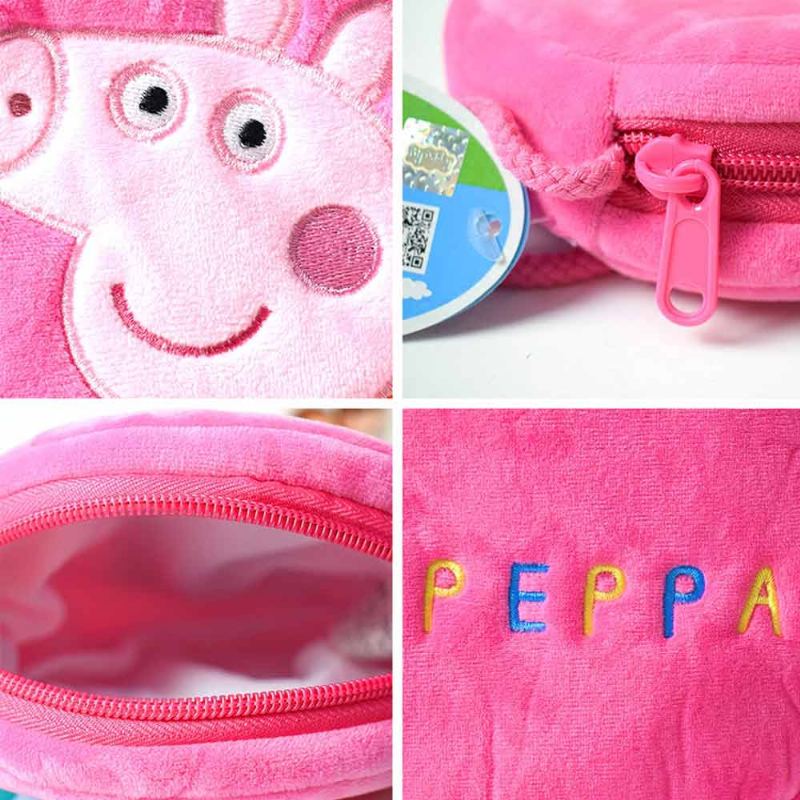 Roztomilá Peppa George Pig Malá Kulatá Dětská Taška Přes Rameno Ultraměkká Plyšová Bavlněná Tělo Pro Dívky Chlapce