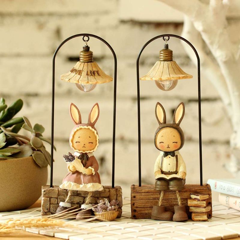 Creative Jenny Rabbit Toy Night Light Dekorativní Stolní Lampa Dárky K Narozeninám Pro Děti Holky Kluci