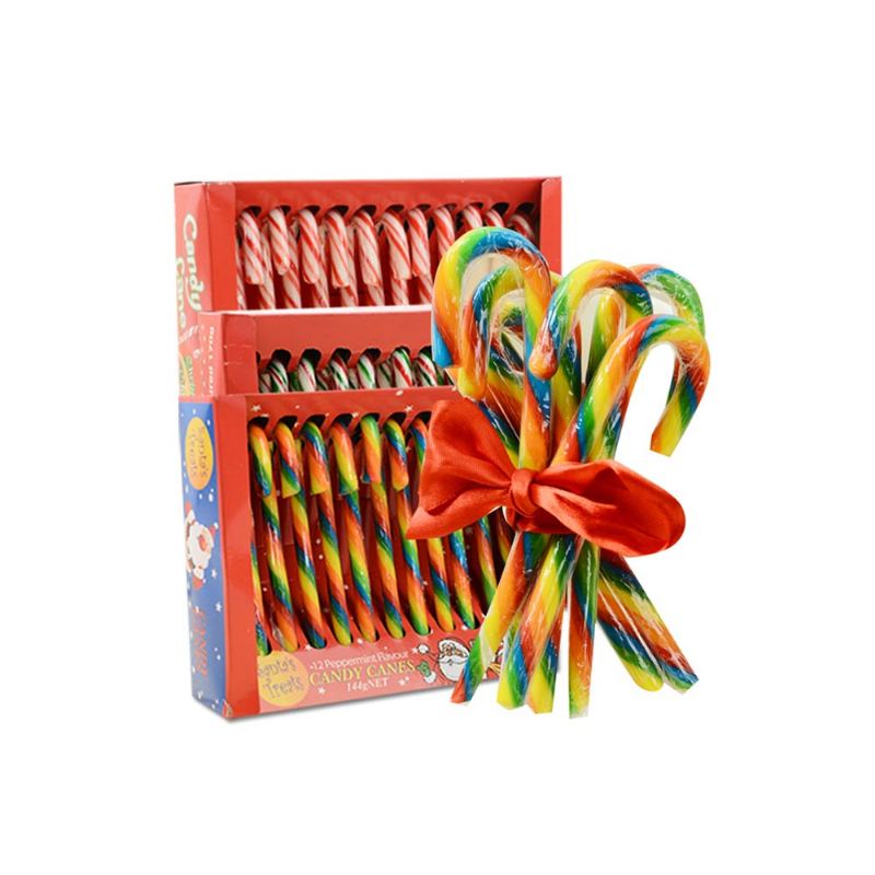 Dárková Krabička Candy Cane Na Velikonoce Rainbow Color Lízátko Kreativní Dárek Multiple Taste