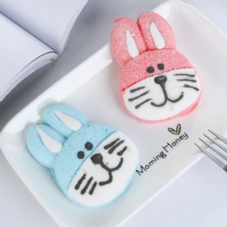 Marshmallow Ve Tvaru Králíka Pro Přítelkyni Jako Dárek K Narozeninám Kreativní Králičí Cukrová Vata Pár Rabbit Candy Floss