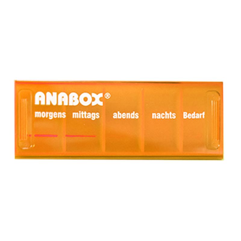 Anabox Přenosná Malá Krabička Na Pilulky Odolná Proti Vlhkosti Týdenní Samostatný Lékařský Kufřík