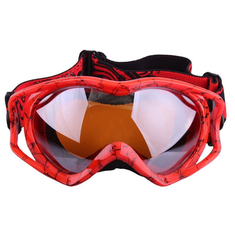 Stylové Lyžařské Brýle S Dvojitým Sklem Pc Lens Anti-wind Anti-fog Ochrana Očí Snowboarding