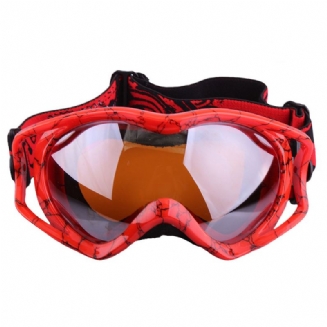 Stylové Lyžařské Brýle S Dvojitým Sklem Pc Lens Anti-wind Anti-fog Ochrana Očí Snowboarding