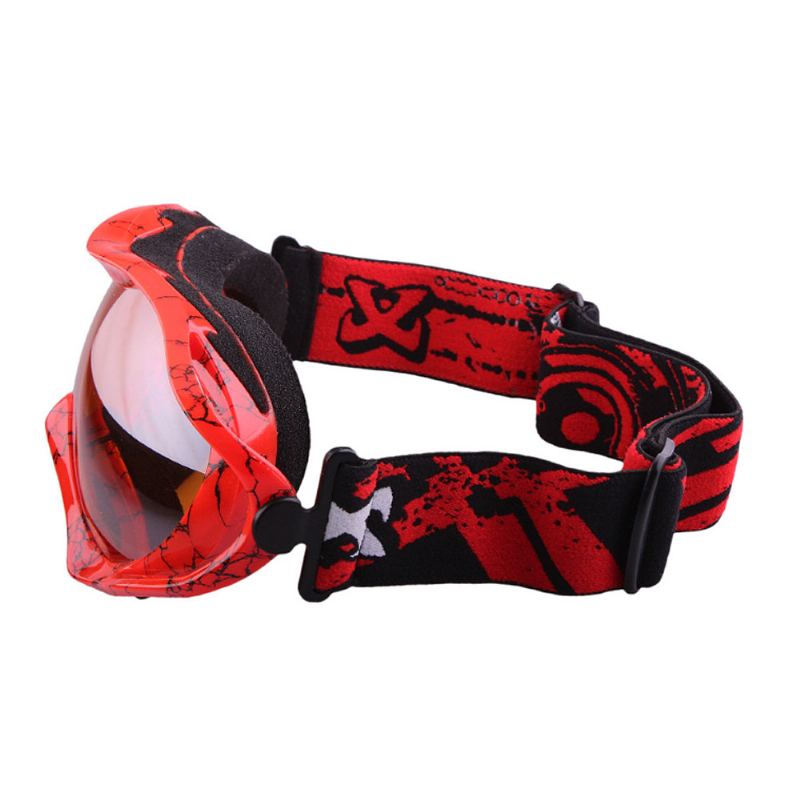 Stylové Lyžařské Brýle S Dvojitým Sklem Pc Lens Anti-wind Anti-fog Ochrana Očí Snowboarding