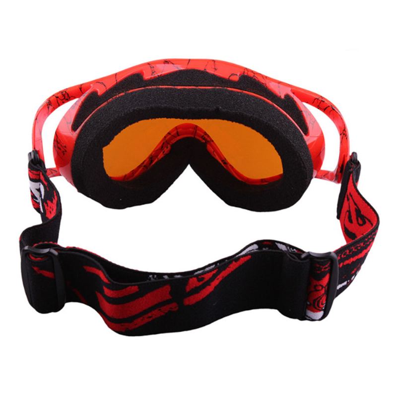 Stylové Lyžařské Brýle S Dvojitým Sklem Pc Lens Anti-wind Anti-fog Ochrana Očí Snowboarding