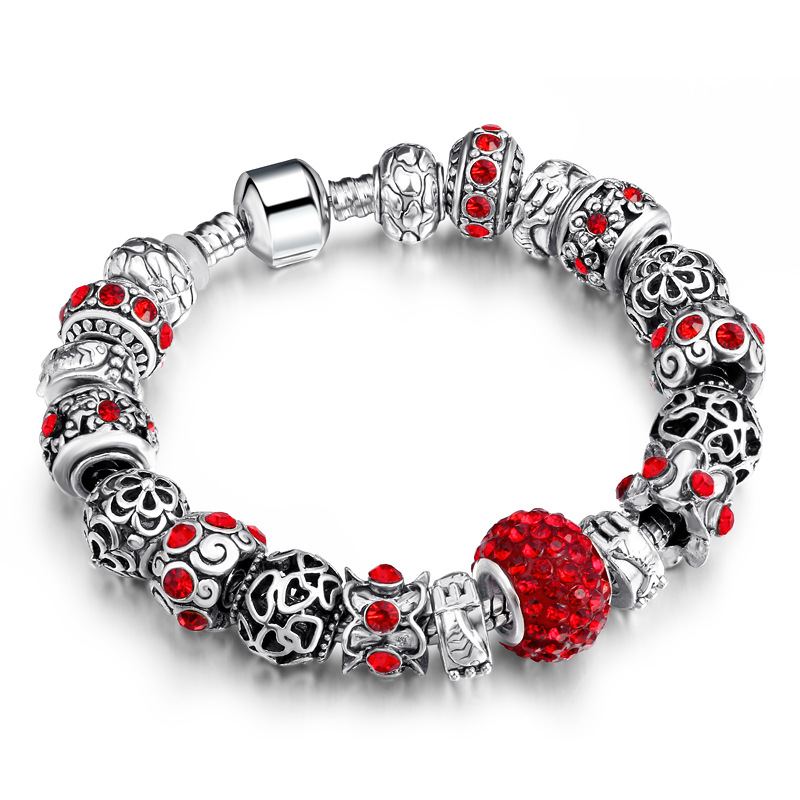 2023 Pandora Fantasy Gemstone Náramek Víceprvkový Design Mladý Trendy Pro Dívky