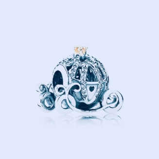 Stříbrný Korálek Disney Popelka Pumpkin Coach Charm