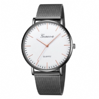 Hot-selling Geneva Mesh Strap Watch Classic Fashion Casual Couple