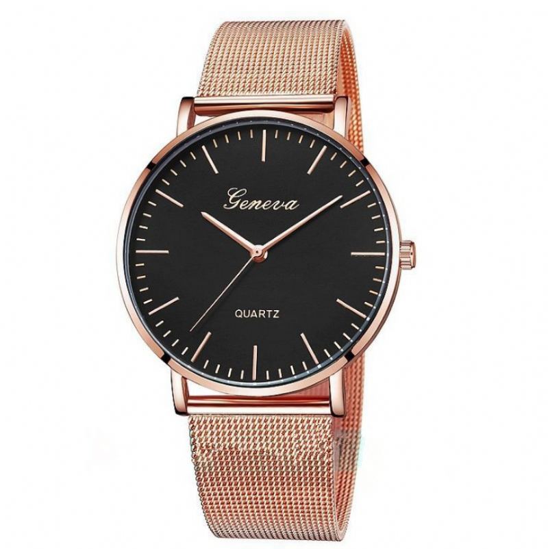 Hot-selling Geneva Mesh Strap Watch Classic Fashion Casual Couple