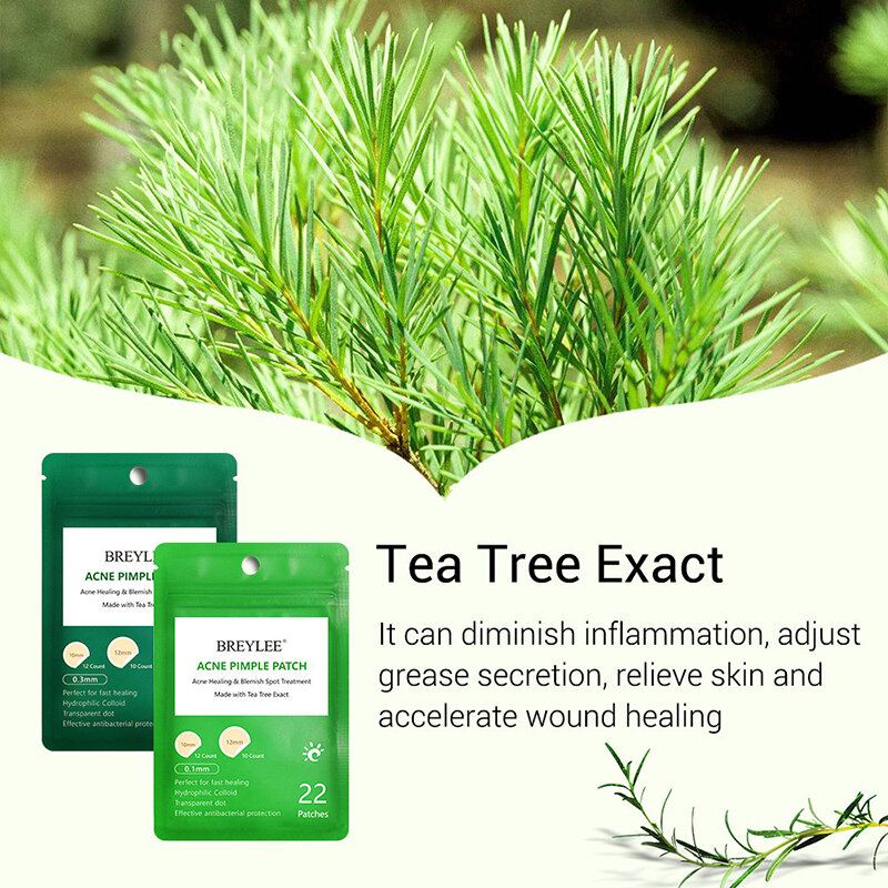 Samolepky Tea Tree Ultra Tenká Náplast Na Akné Odstranění Treat Skvrny Od