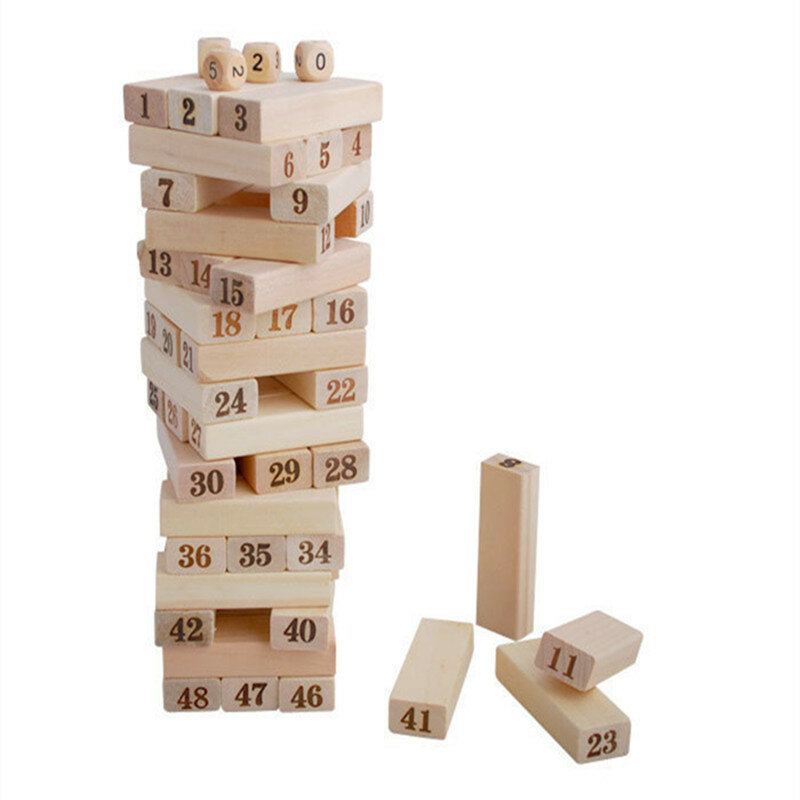 Stolní Hry Domino Tower Hra Strom Stohovač Dřevěné Hračky Pro Děti Vzdělávací Dárek Pro