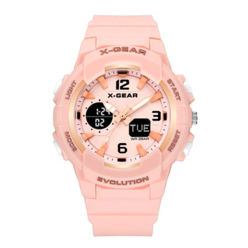 X-gear Fashion Sports Outdoor Luminous Watch Multifunkční Oblíbené Plavecké Elektronické Vodotěsné Hodinky