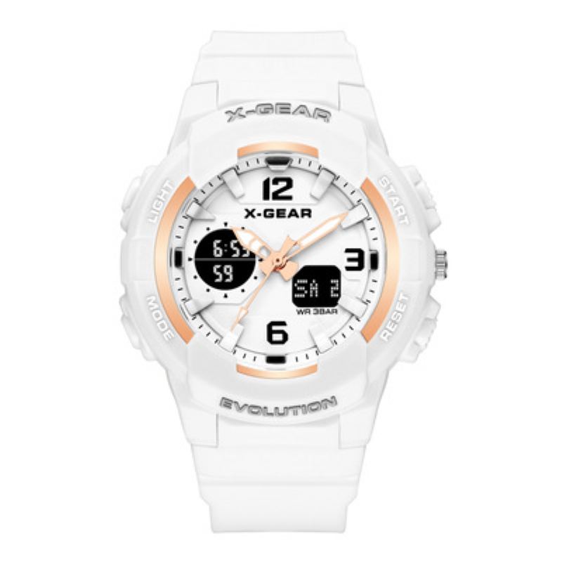 X-gear Fashion Sports Outdoor Luminous Watch Multifunkční Oblíbené Plavecké Elektronické Vodotěsné Hodinky