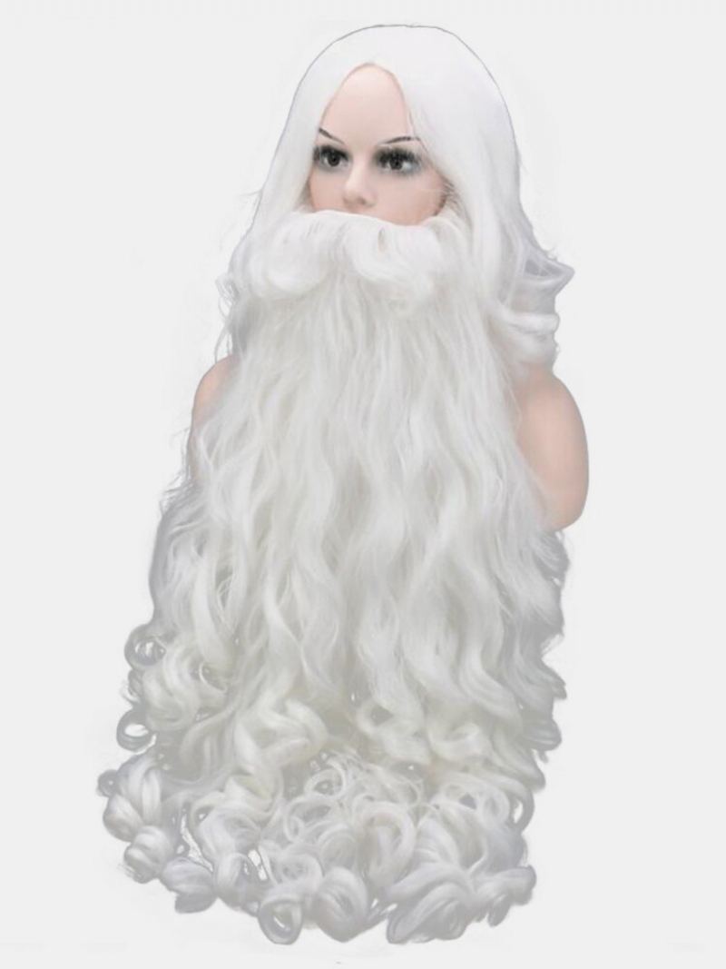 Vánoční Cosplay Sada S Potahem Na Hlavu Santa Clause Na Paruky Z Vysokoteplotního Vlákna