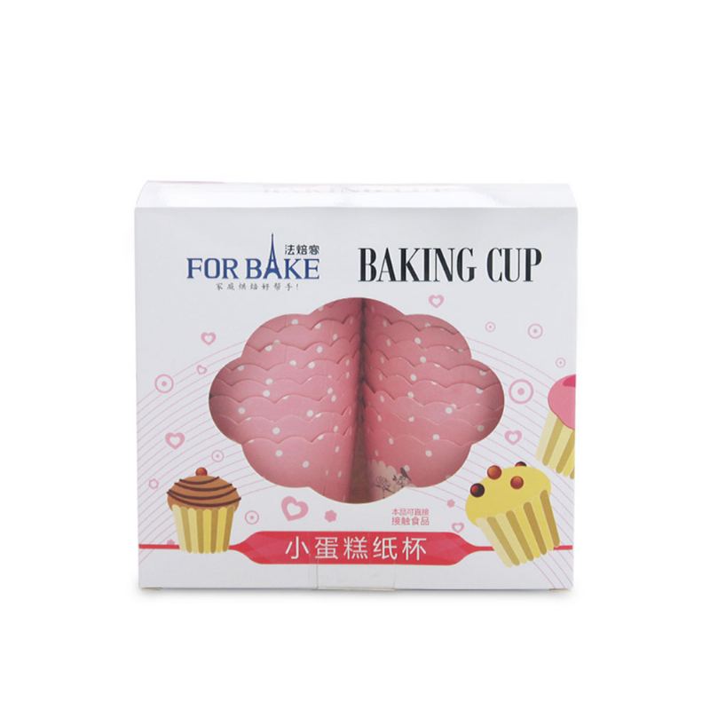 24ks Forma Na Pečení Kulatý Potahovaný Papír Malý Dort Puff Muffin Cake Paper Cup Pekáč