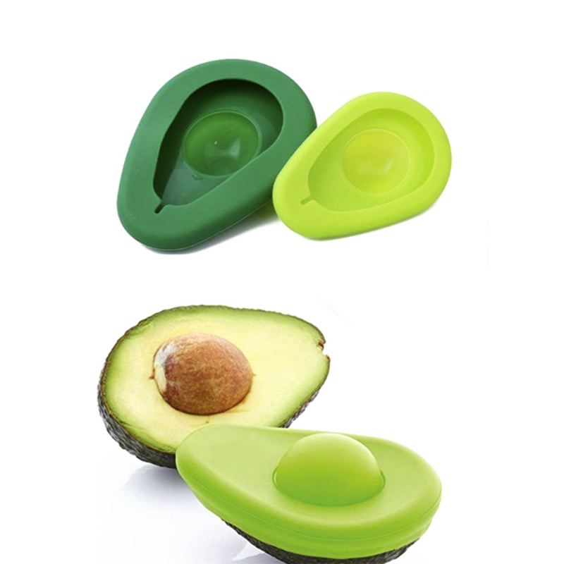 2ks Avocado Huggers Silikon Food Organizér Do Lednice Opakovaně Použitelný Držák Na Avokádo