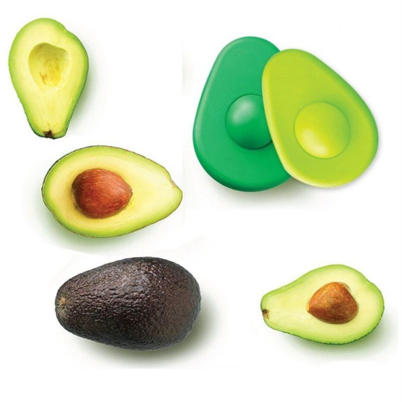 2ks Avocado Huggers Silikon Food Organizér Do Lednice Opakovaně Použitelný Držák Na Avokádo