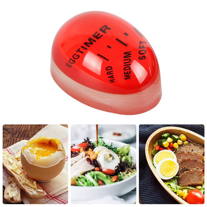 2pcs Smart Egg Timer Pro Vaření Vařených Vajec Naměkko Nebo Natvrdo Citlivé Na Teplo Změna Barvy Kuchyňské Nářadí Časovač Bpa Zdarma Pro Manželku Vánoční Dárek Černý Pátek Výprodej